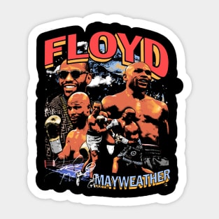 Floyd Mayweather Vintage Sticker